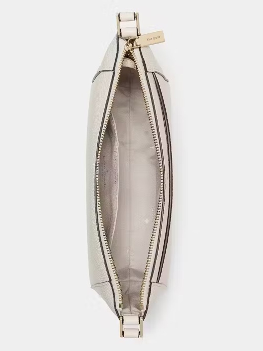 ♠️Kate Spade Monica Pebbled Leather Crossbody Bag, Meringue White NWT - Picture 4 of 5